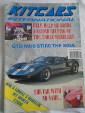 Kit Cars International Jan 1991 GTD MKII, Cobretti Cobra, Lomax 223