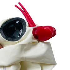 White Latex Hood with Eye