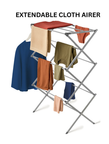 Tier foldable clothes drying - clothes,