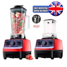 2L+0.6L Blender 2 Jugs Food Processor Mixer Smoothie Juicer Ice Crusher 15 Speed