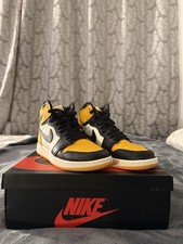 Air Jordan 1 Retro High – Yellow/Black/White – Size UK 5