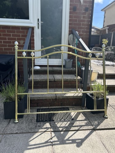 Brass type double headboard - type,