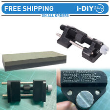 Rolson Honing Guide and Combination Sharpening Stone For Polishing Wood Chisels
