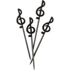 Music Note Cake Toppers Double
