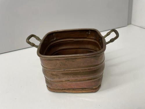 Copper planter - copper,