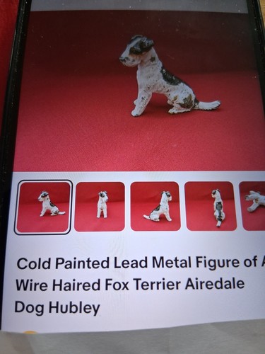 Cold painted lead metal figure - cold,