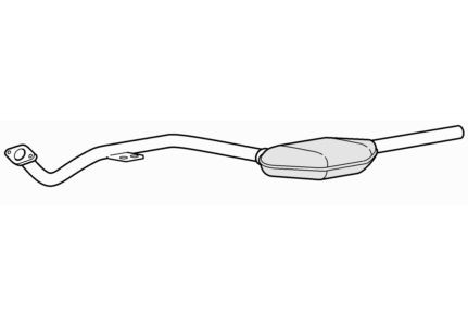 Approved front pipe - front, &