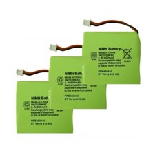 3 x New BT Verve 410 / 450 Trio Phone Batteries UK GP 5M702BMXZ 2.4V 600mAh NiMH