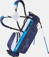Mizuno BR-DRI Waterproof Golf Stand Bag in Navy/Blue - Brand New 2025 Boxed