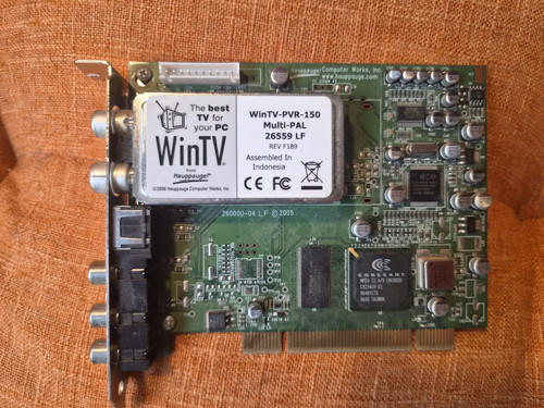 Hauppauge wintv pvr 150 pci - wintv-pvr-150, tv