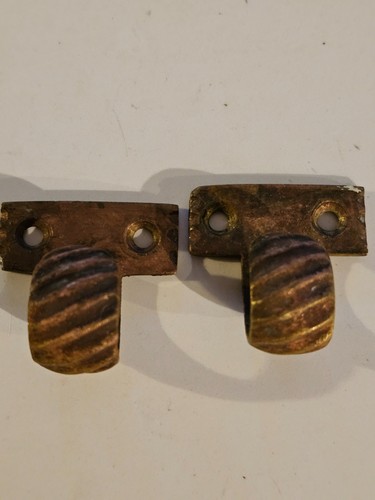 Victorian brass sash window - brass,
