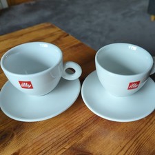 2x ILLY COFFEE CUPS AND