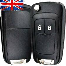 FOR VAUXHALL ASTRA J INSIGNIA ZAFIRA CORSA D+ 2 BUTTON REMOTE FLIP KEY FOB CASE