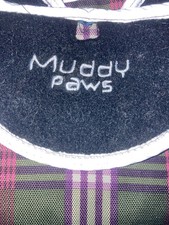 Muddy Paws Waterproof Dog Jacket Size Small . GreenTartan Design