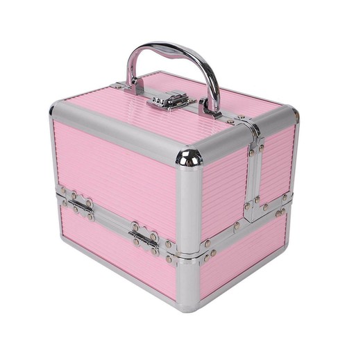 Aluminum makeup train vanity - aluminum,