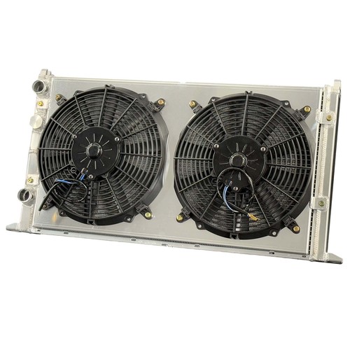 Aluminum radiator shroud - aluminum,