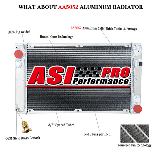 Rows radiator for porsche - 3,
