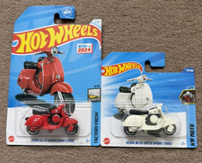 Hot Wheels Vespa SS90 x 2,  1