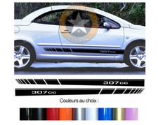 2 x SIDE STRIPS FOR PEUGEOT 307 CC STICKER STICKER BD573-39 *