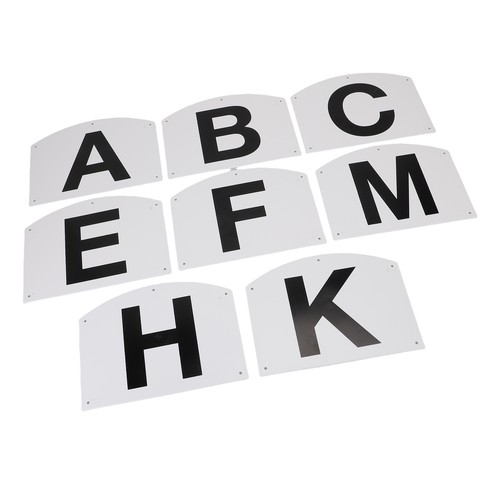 8pcs dressage letters wall - 8pcs,
