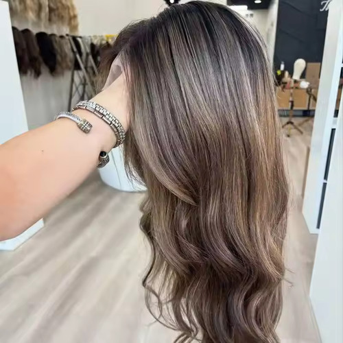 Ombre chestnut brown full - ombre,