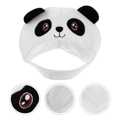 Funny plush panda - panda, hat