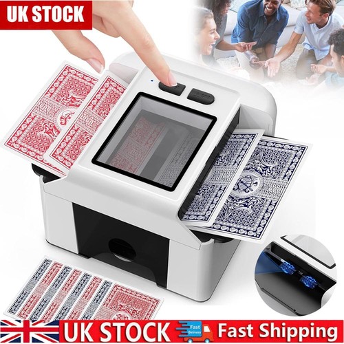 Automatic card shuffler for - shuffler,