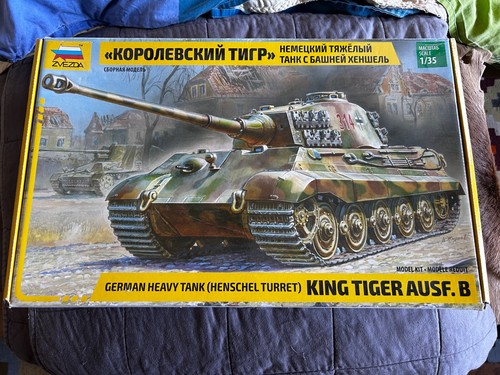 Zvezda king tiger model - king, 1:35