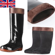 Mens Fleece Wellington Boot Liners Socks Warm Wellie Welly Dry Warmers UK 6-9