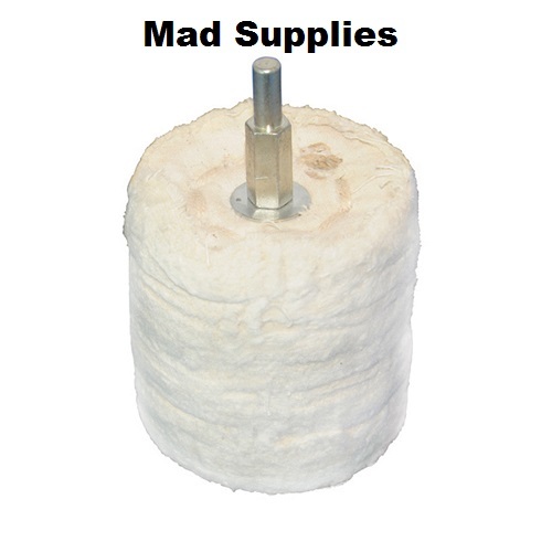 Cylinder polishing mop - cylinder, 38mm