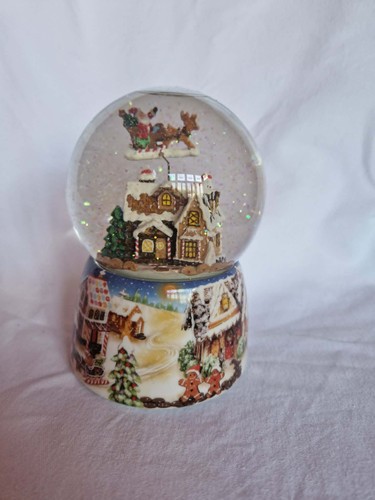 Christmas musical snow globe