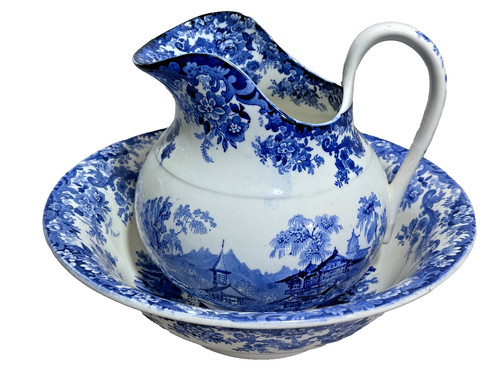 Antique minton genevese blue - antique,