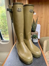Le Chameau Womens Vierzonord Neoprene Lined Wellies UK6.5 EU 40 Excellent