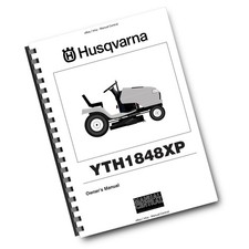 HUSQVARNA RIDE ON MOWER - YTH1848XP - OPERATOR MANUAL