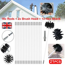 21Pcs Chimney Sweep Set Flue