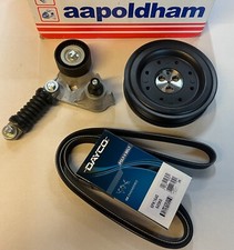 FORD MONDEO MK3 2.2 ST TDCi DIESEL CRANK SHAFT PULLEY + DRIVE BELT & TENSIONER  