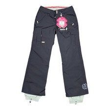 Special Blend Women's Snowboard Ski Pants Black Cargo Waterproof Insulated NWT
