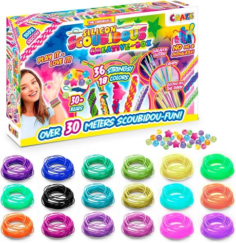 Craze scoubidou creative box - scoubidou,