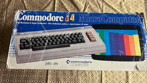 Commodore boxed with - 64.,