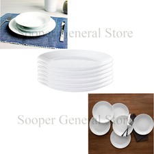White Plates Bowls Crockery