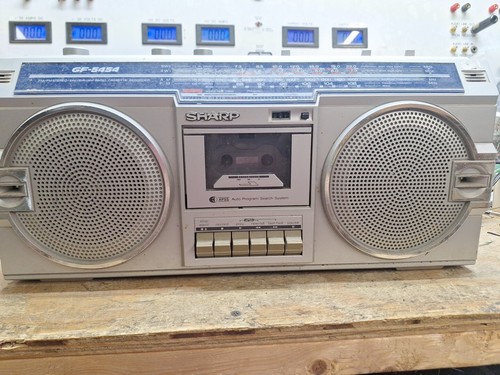 Sharp 5454 portable stereo - sharp,