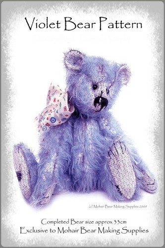 Ooak mohair teddy bear - mohair,