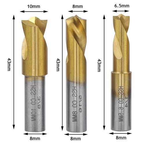 3pcs spot weld drill - weld, set