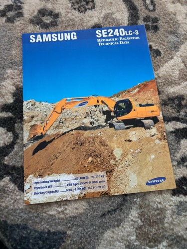 Samsung se240lc hydraulic - samsung,