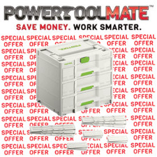 Festool 577769 Sortainer SYS3-SORT/3 M 337 Systainer with Drawers Storage Tool