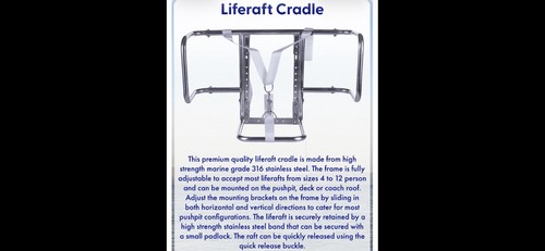 Cruiser person life raft - cruiser, 4-8