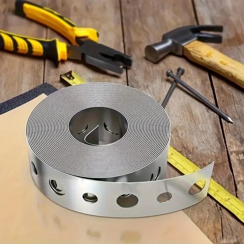 Galvanized steel fixing tape - galvanized,