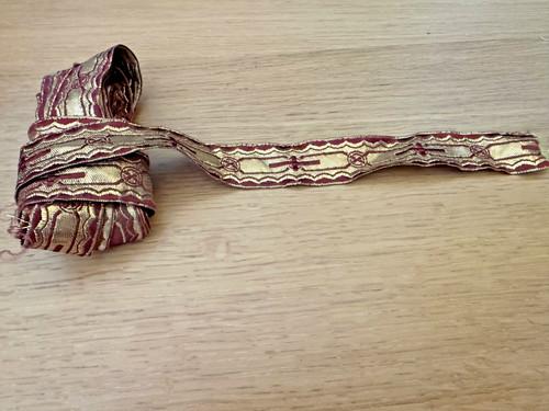 Vintage church vestment trim - church,