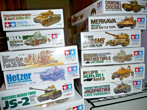 Tamiya scale model kits - tamiya, 1/35