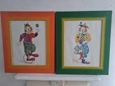 2 X A. Churchill vintage Clown